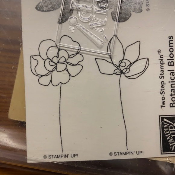 Stampin’ Up! “BOTANICAL BLOOMS” Rubber Stamp Kit‎ - Picture 3 of 10